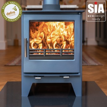 Cool Blue Ecosy+ Snug 7 to 10kw  Multi-Fuel, Eco Design Approved, Defra Approved Stove